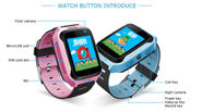 L'alta qualità calda di vendita scherza lo Smart Watch Anti-perso del cercatore dell'inseguitore dello Smart Watch il SOS GPS per i bambini Q529