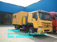 Camion mobile del gruppo di lavoro dei camion commerciali di bassa potenza di HOWO 4 x 2