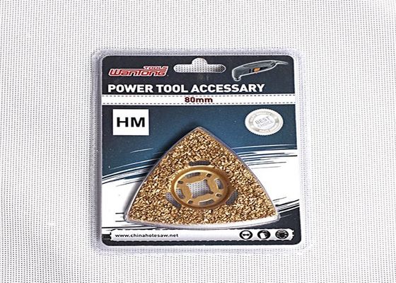 accessori triangolari della macchina utensile della lama per sega della raspa del carburo di 80mm per plastica molle