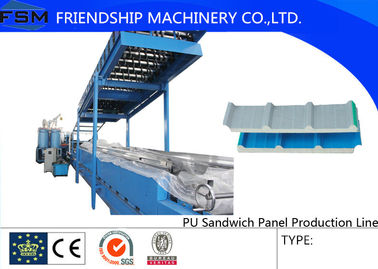 Linea di produzione continuamente automatica del pannello a sandwich dell'unità di elaborazione due carri armati