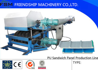 Linea di produzione continuamente automatica del pannello a sandwich dell'unità di elaborazione due carri armati