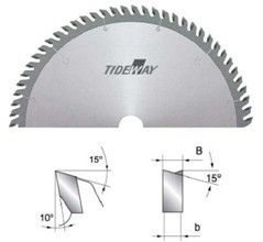 TCT Lame per bambù di taglio, con denti a forma di trapezio / dente conico