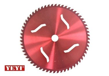 Lama rossa per erba, lama per sega del decespugliatore del carburo del rivestimento della polvere del dente della circolare 40 del CTT