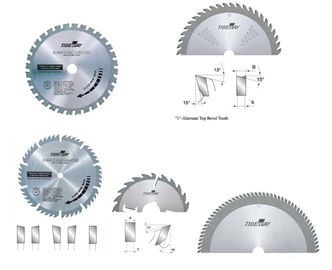 Lame Carbide circolari TCT con acciaio premium e Micro punte di carburo del grano