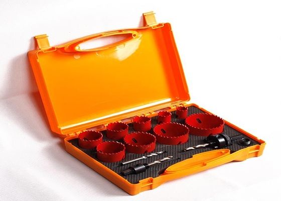 2" per il taglio di metalli luogo di perforazione ha visto/foro bimetallico ha visto l'insieme M3/M42 con la custodia in plastica