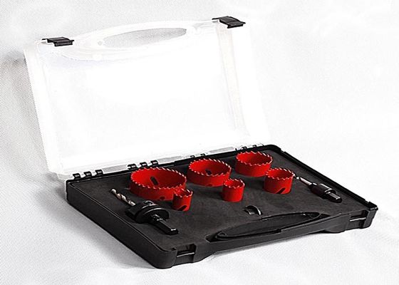 il foro bimetallico di 9PC HSS ha visto l'insieme con la custodia in plastica, tagliente della taglierina del foro
