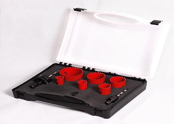 il foro bimetallico di 9PC HSS ha visto l'insieme con la custodia in plastica, tagliente della taglierina del foro