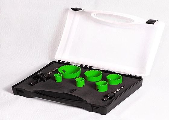 il foro bimetallico di 9PC HSS ha visto l'insieme con la custodia in plastica, tagliente della taglierina del foro