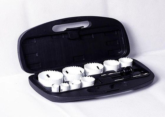 Il bianco 1-3/8„ 2" foro bimetallico del dente fine ha visto gli utensili per il taglio per i pavimenti di legno duri