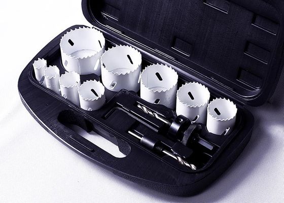 Il bianco 1-3/8„ 2" foro bimetallico del dente fine ha visto gli utensili per il taglio per i pavimenti di legno duri