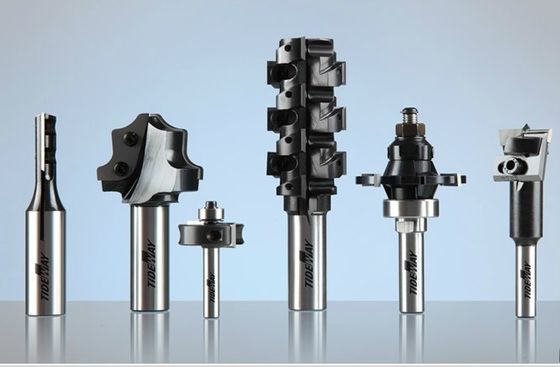 Pezzi del router di CNC, pezzi del router del carburo di tungsteno del Micro-Grano con i coltelli sostituibili per falegnameria