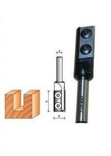 Micro grana in carburo di tungsteno CNC Router Bits con coltelli intercambiabili per giunzione battentatura