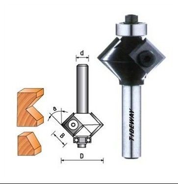 Smusso bit router CNC con coltelli reversibili, con punte di carburo di tungsteno micro grana
