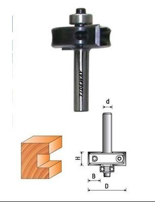 Superficie finita Stozzatrici bit router CNC con coltelli reversibili