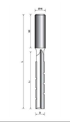 Personalizzati Micro - punte punte di carburo di grano mortasatura TCT (gambo 16 MM)