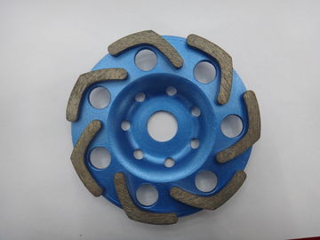Marmo elettrolitico della mola della tazza del diamante dell'OEM, mola concreta