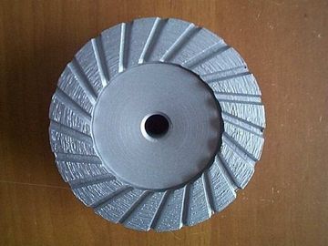 Il tipo dischi di Turbo della mola della tazza del diamante per smerigliatrice concreta/a 4 pollici spinge