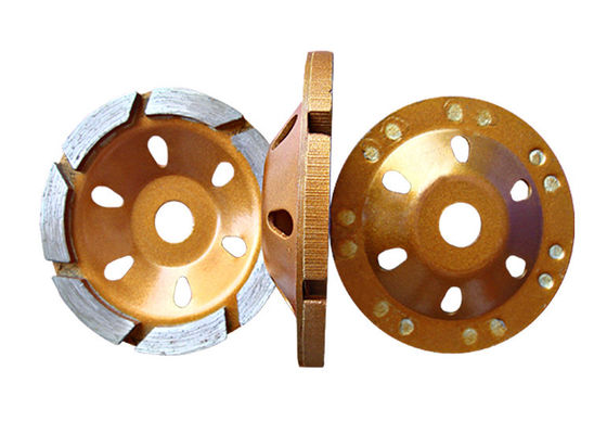 Disco di macinazione del diamante della mola della tazza di 7 segmenti per il pavimento di calcestruzzo