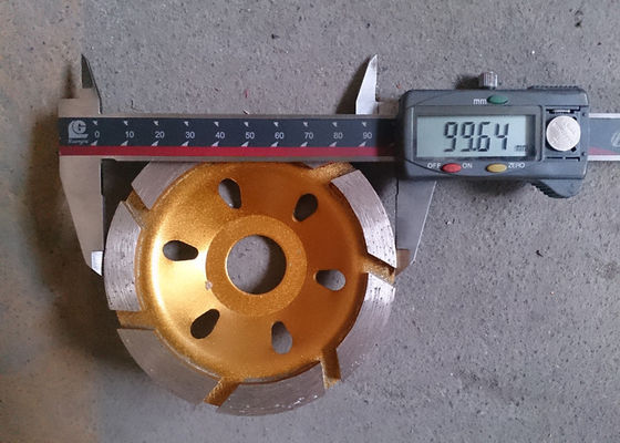 Disco di macinazione del diamante della mola della tazza di 7 segmenti per il pavimento di calcestruzzo