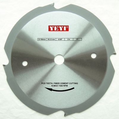 L'uso industriale 184mm la x 4T PCD che la lama per sega/fibra cementare la lama per sega