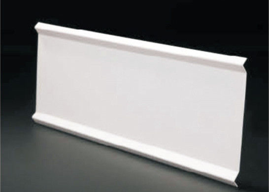 Pannelli per soffitti lineari sospesi ondulati del metallo del bagno su ordinazione del soffitto del metallo dell'annuncio pubblicitario